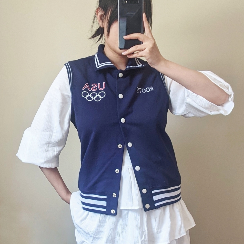 ROOTS ✨ RETRO ATHLETIC VARSITY VEST